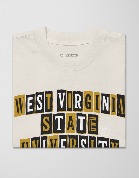 Dungeon Forward - West Virginia State University - The Collage - Oversized Tee - DungeonForward
