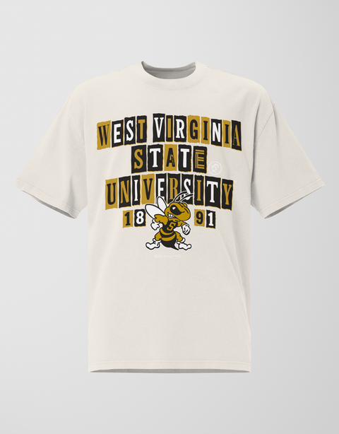 Dungeon Forward - West Virginia State University - The Collage - Oversized Tee - DungeonForward