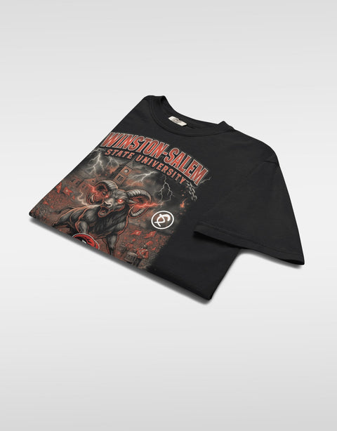 Dungeon Forward - Winston Salem State University - Bootleg Pusher Tee - DungeonForward