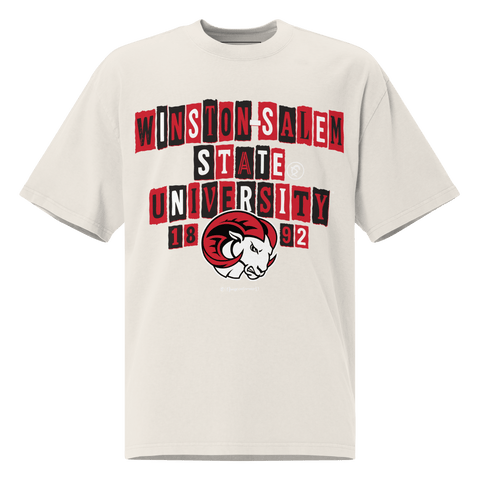 Dungeon Forward - Winston Salem State University - The Collage - Oversized Tee - DungeonForward