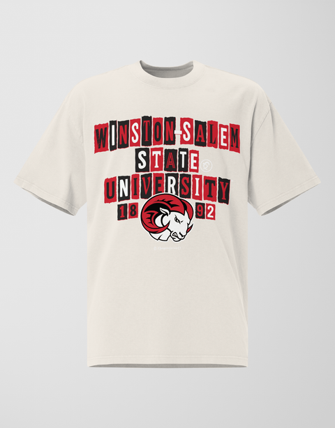 Dungeon Forward - Winston Salem State University - The Collage - Oversized Tee - DungeonForward