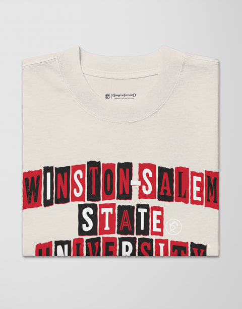 Dungeon Forward - Winston Salem State University - The Collage - Oversized Tee - DungeonForward