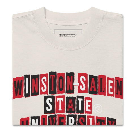 Dungeon Forward - Winston Salem State University - The Collage - Oversized Tee - DungeonForward
