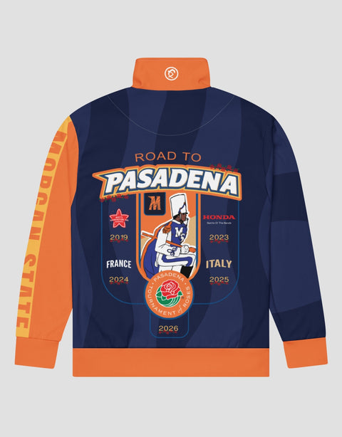 DungeonForward - Road To Pasadena - Rose Bowl 2026 - Morgan State University - MSU - Track Jacket - DungeonForward