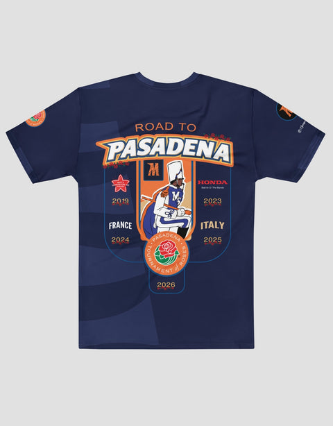 DungeonForward - Road To Pasadena - Rose Bowl - Morgan State University - Tshirt Blue - DungeonForward