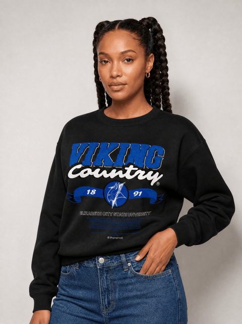 Elizabeth City State University - Viking Country - Classic Sweatshirt - DungeonForward