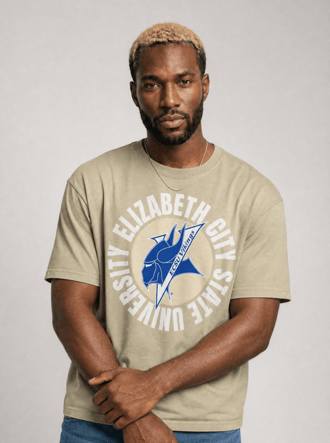 Elizabeth City University - Full Circle Oversized T-shirt - DungeonForward