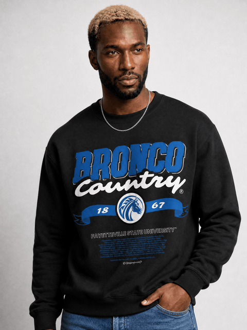 Fayetteville State University - Bronco Country - Classic Sweatshirt - DungeonForward