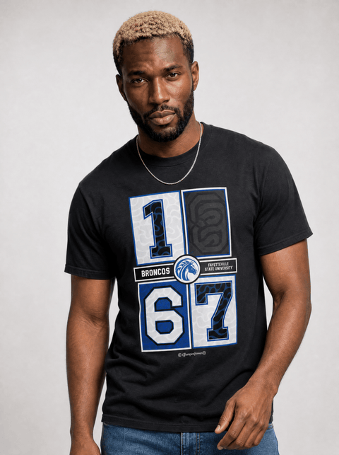 Fayetteville State University - Concrete Date T-shirt - DungeonForward