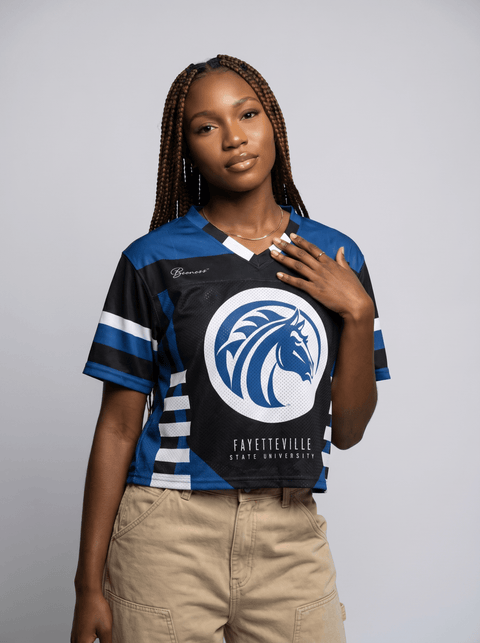 Fayetteville State University - Phenom HBCU Box Football Jersey - DungeonForward
