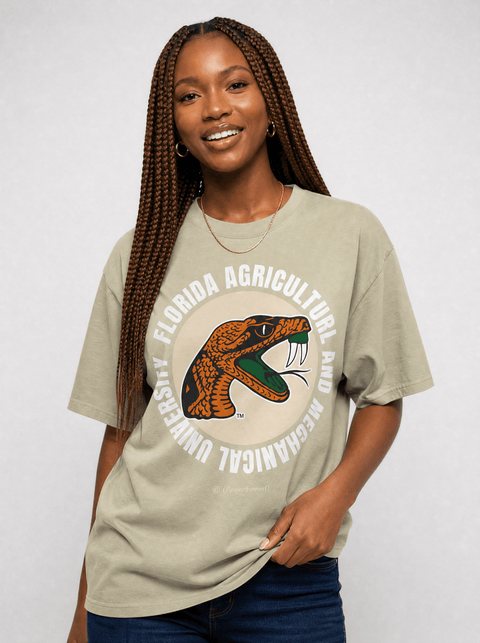 Florida A&M University - Full Circle Oversized T-Shirt - DungeonForward
