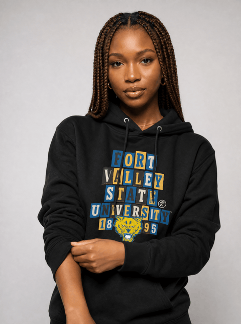 Fort Valley State University - Collage Hoodie - DungeonForward
