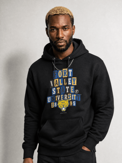 Fort Valley State University - Collage Hoodie - DungeonForward
