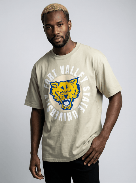 Fort Valley State University - Full Circle Oversized T-Shirt - DungeonForward