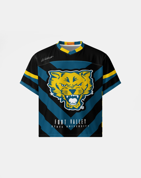 Fort Valley State University - Phenom HBCU Box Jersey - DungeonForward