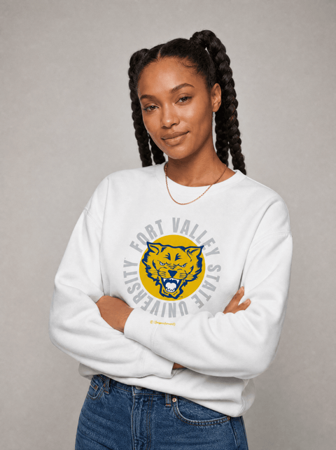 Fort Valley State University - Wildcat Country - Full Circle Extra Comfy Sweatshirt - DungeonForward
