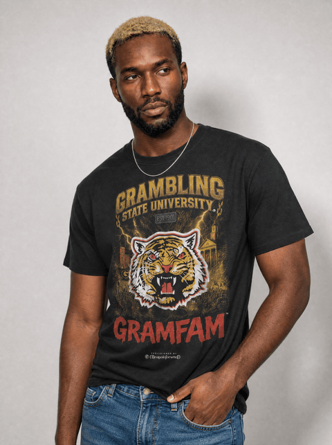 Grambling State University – The Yard Bootleg Pusher T-shirt - DungeonForward