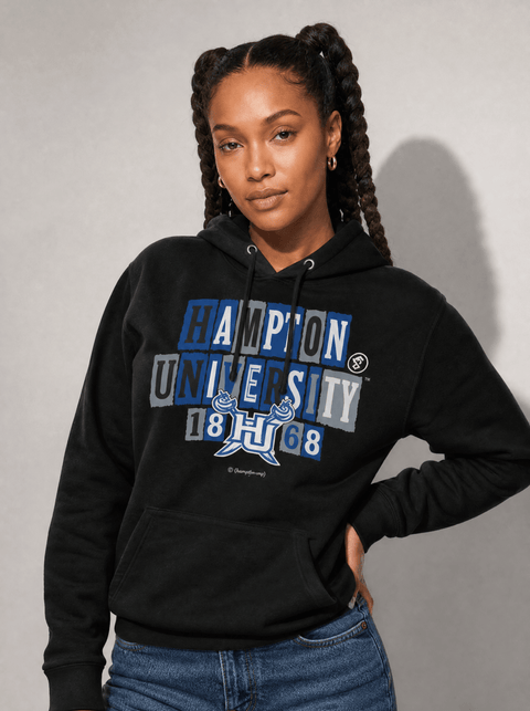 Hampton University - Collage Hoodie - DungeonForward