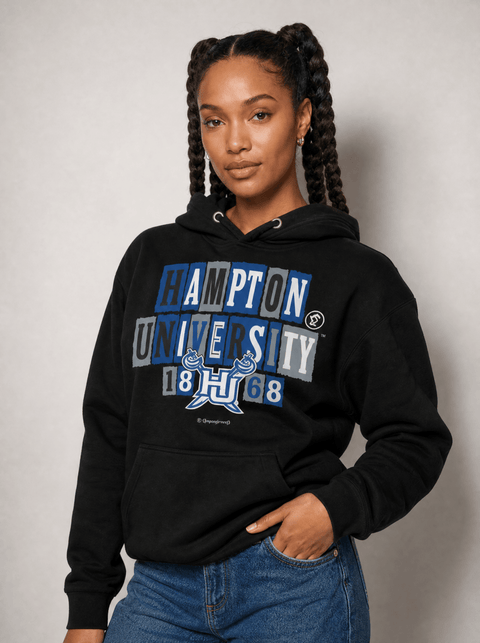 Hampton University - Collage Hoodie - DungeonForward