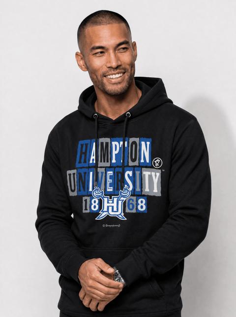 Hampton University - Collage Hoodie - DungeonForward