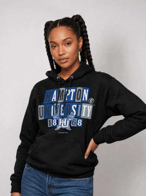 Hampton University - Collage Hoodie - DungeonForward
