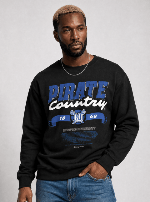 Hampton University - Pirate Country - Classic Sweatshirt - DungeonForward