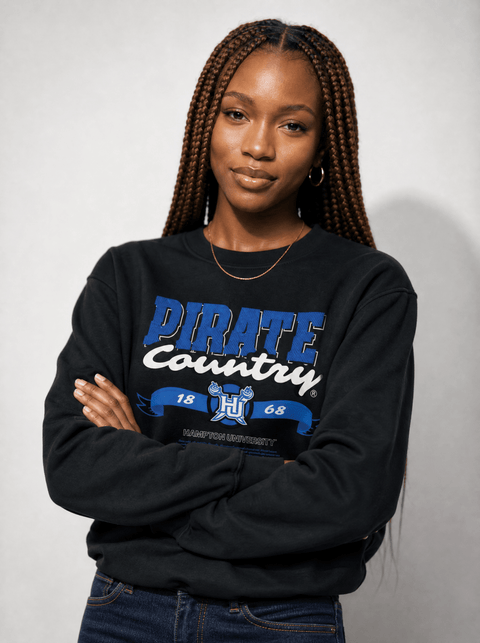 Hampton University - Pirate Country - Classic Sweatshirt - DungeonForward