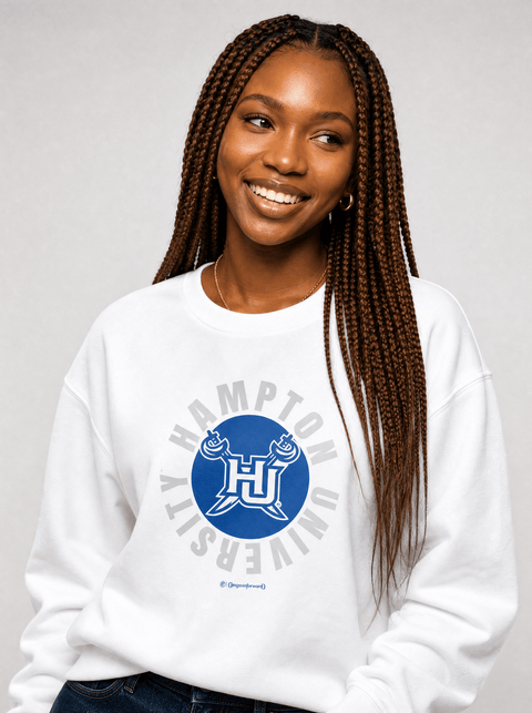 Hampton University - Pirate Nation - Full Circle Extra Comfy Sweatshirt - DungeonForward