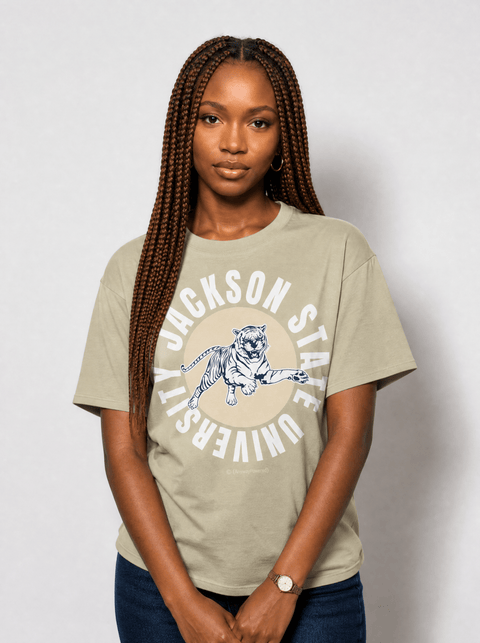 Jackson State University - Full Circle Oversized T-Shirt - DungeonForward