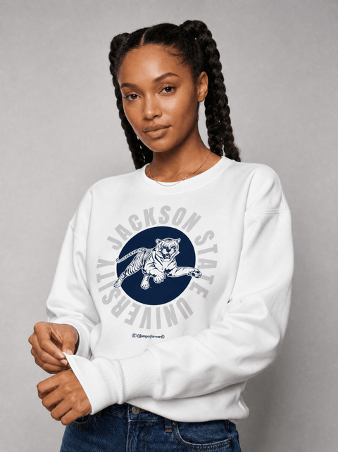 Jackson State University - Tiger Nation - Full Circle Extra Comfy Sweatshirt - DungeonForward