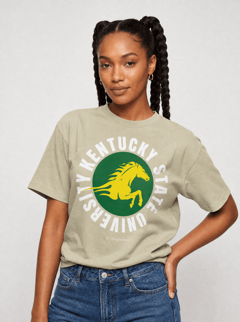 Kentucky State University - Full Circle Oversized T-Shirt - DungeonForward