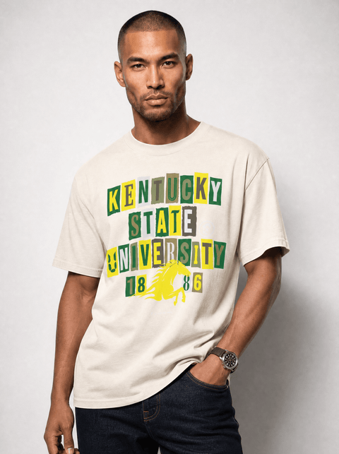 Kentucky State University - The Collage - Oversized T-shirt - DungeonForward