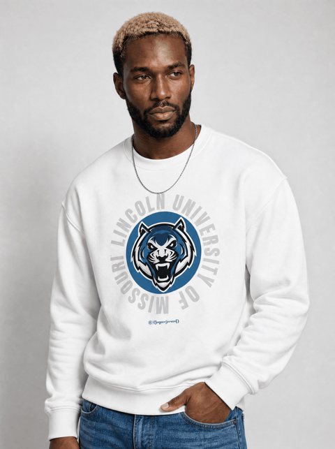 Lincoln University (MO) - Blue Tiger Country - Full Circle Extra Comfy Sweatshirt - DungeonForward