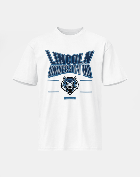 Lincoln University (MO) - HBCU - Stretch Logo Tshirt - DungeonForward