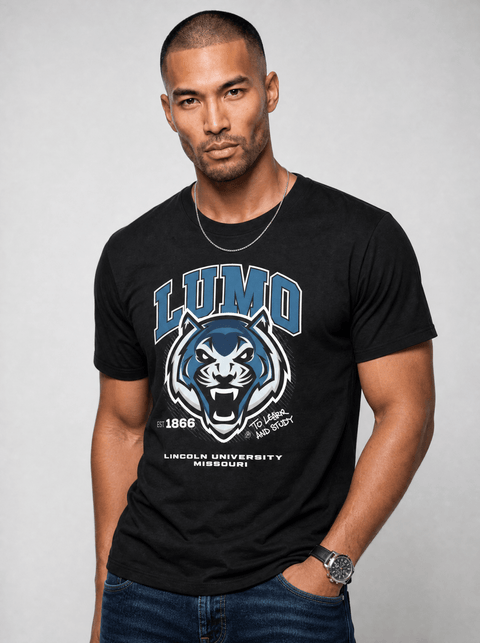 Lincoln University of Missouri - LUMO T-shirt - DungeonForward