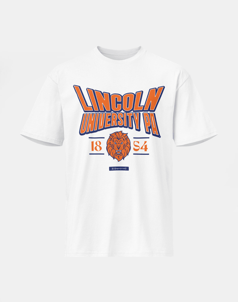 Lincoln University (PA) - HBCU - Stretch Logo Tshirt - DungeonForward