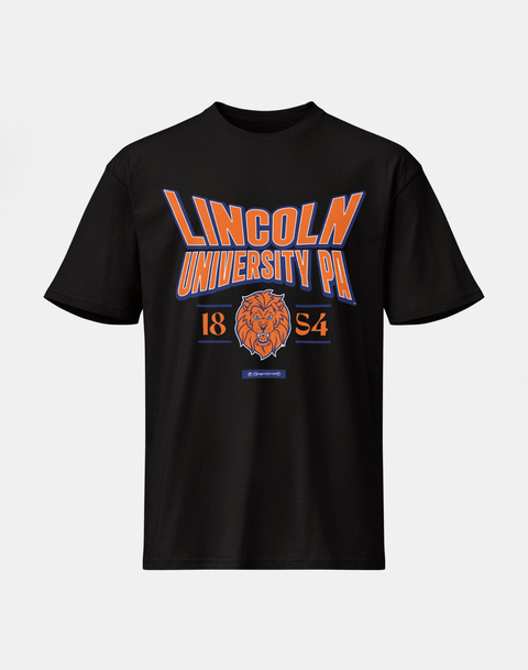 Lincoln University (PA) - HBCU - Stretch Logo Tshirt - DungeonForward