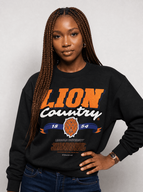 Lincoln University (PA) - Lion Country - Classic Sweatshirt - DungeonForward