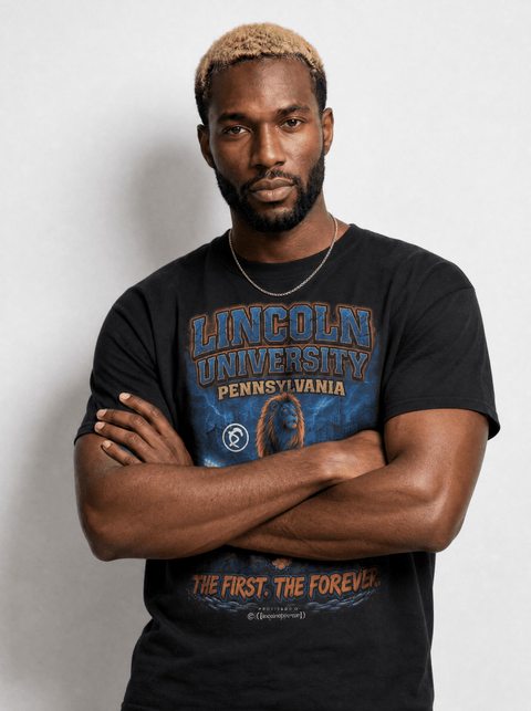 Lincoln University Pennsylvania – The Yard Bootleg Pusher T-shirt - DungeonForward