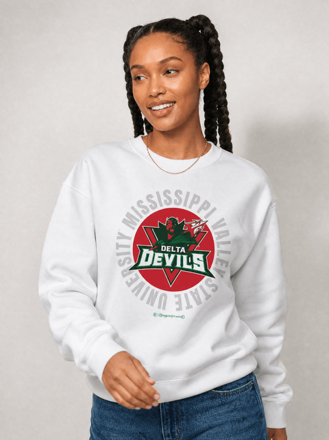 Mississippi Valley State University - Delta Devil Country - Full Circle Extra Comfy Sweatshirt - DungeonForward