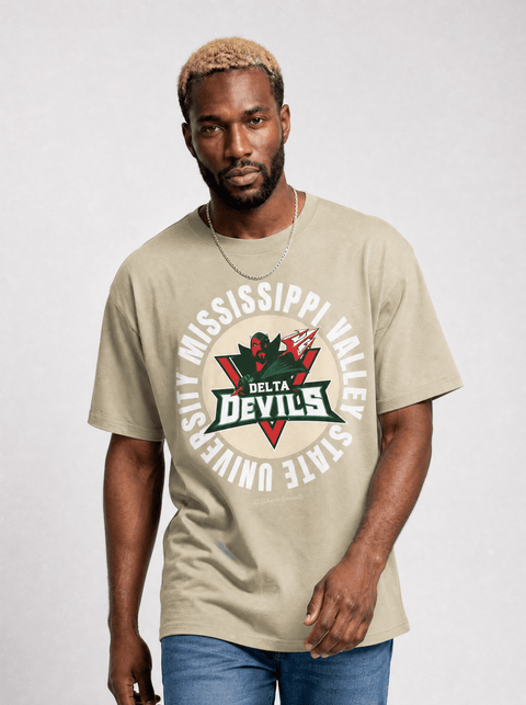 Mississippi Valley State University - Full Circle Oversized T-Shirt - DungeonForward