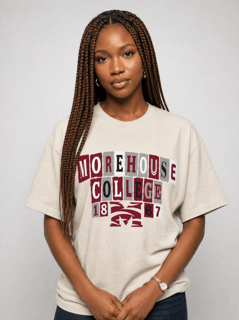 Morehouse College - The Collage - Oversized T-shirt - DungeonForward