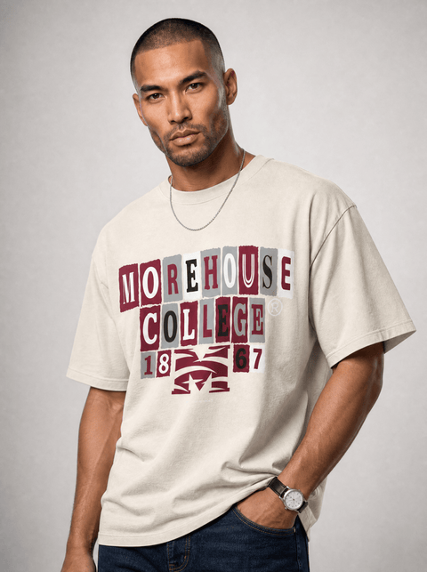 Morehouse College - The Collage - Oversized T-shirt - DungeonForward