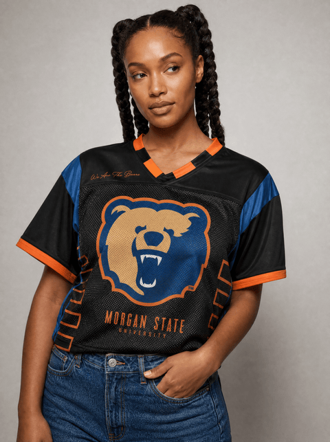 Morgan State University - Phenom Neon Box HBCU Football Jersey - DungeonForward