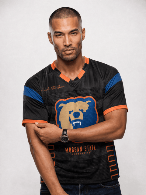 Morgan State University - Phenom Neon Box HBCU Football Jersey - DungeonForward