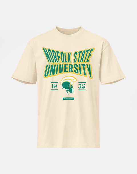 Norfolk State University - HBCU - Stretch Logo Tshirt - DungeonForward