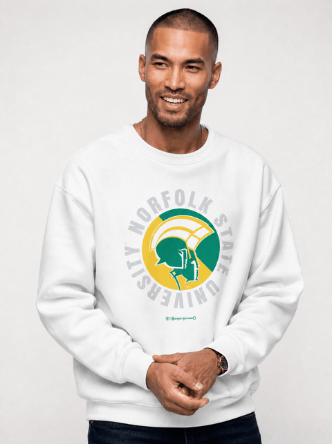 Norfolk State University - Spartan Nation - Full Circle Extra Comfy Sweatshirt - DungeonForward