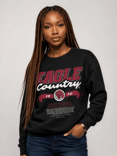 North Carolina Central University - Eagle Country - Classic Sweatshirt - DungeonForward