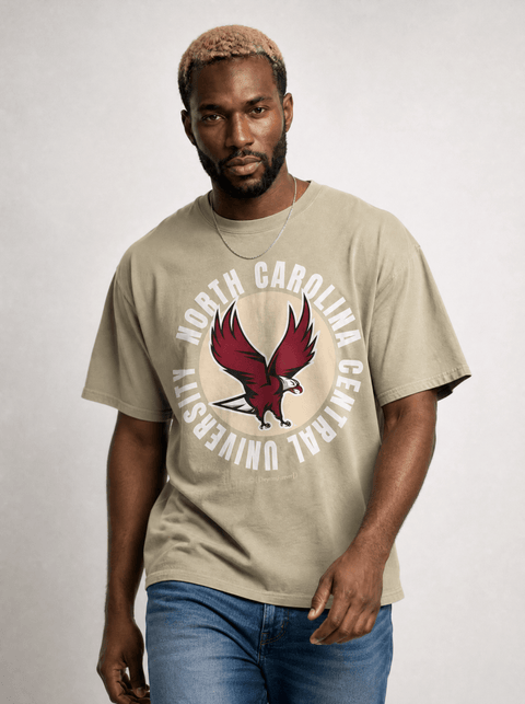 North Carolina Central University - Full Circle Oversized T-Shirt - DungeonForward