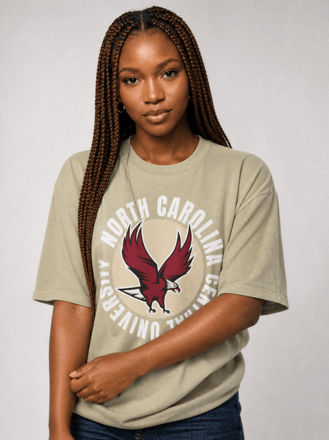 North Carolina Central University - Full Circle Oversized T-Shirt - DungeonForward